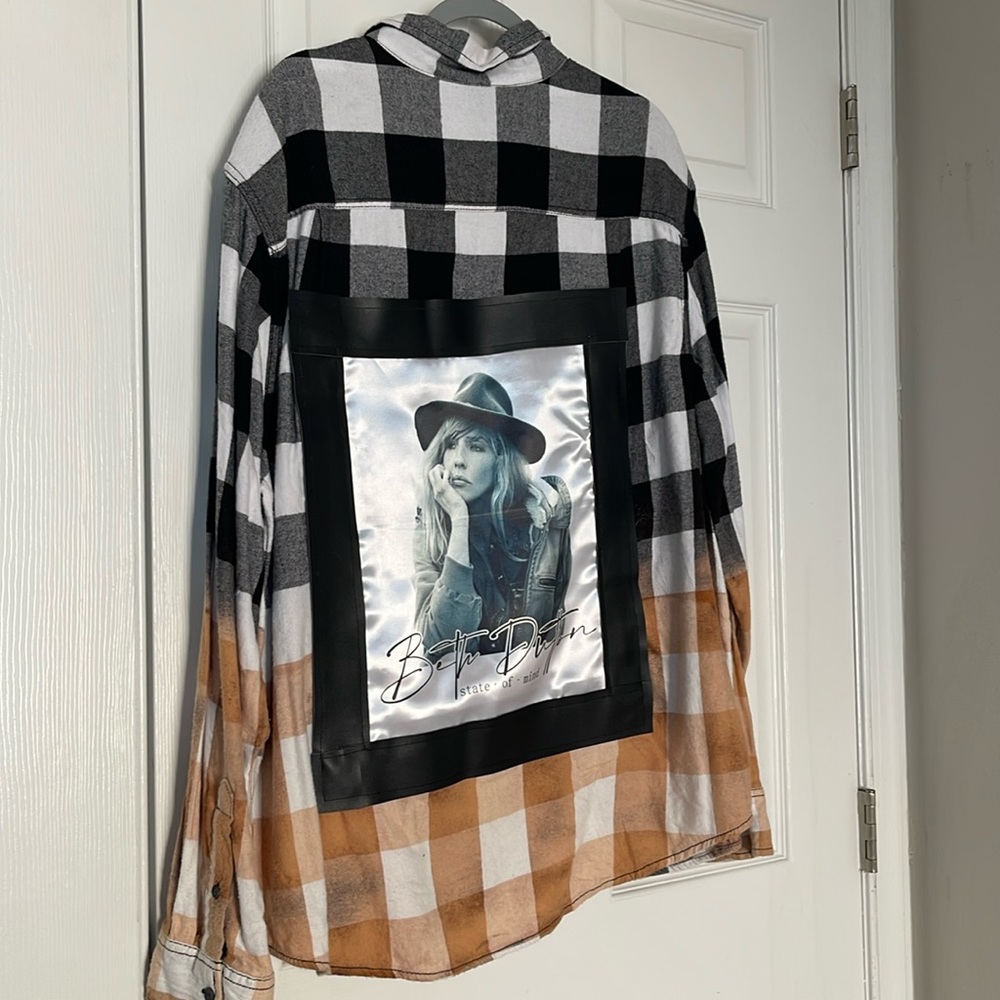 NWOT. Yellowstone Beth Dutton flannel rework